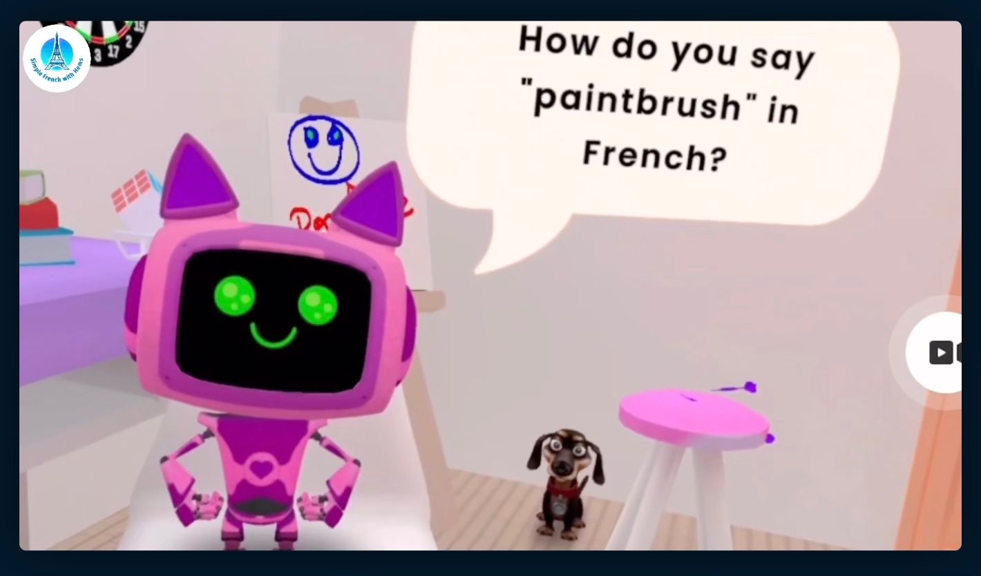 VR — French learning